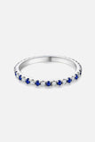 Moissanite Lab-Grown Sapphire Rings - Trendsi - Flyclothing LLC