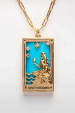 Tarot Card Pendant Stainless Steel Necklace - Trendsi - Flyclothing LLC