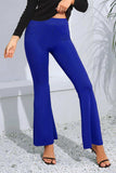 High Waist Long Flare Pants - Trendsi - Flyclothing LLC