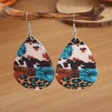 Teardrop Alloy Earrings - Trendsi - Flyclothing LLC