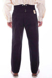 Scully Leather Black Canvas Saddle Seat Mens Pant - Scully Leather - Flyclothing LLC