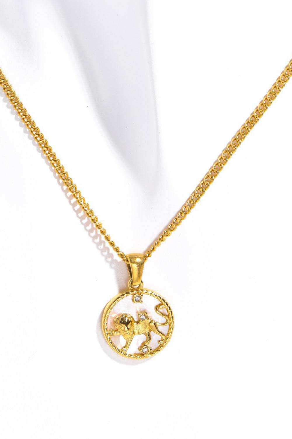 Constellation Pendant Stainless Steel Necklace - Trendsi - Flyclothing LLC