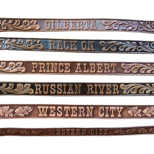 Rockmount Vintage Genuine Leather Tooled Western Belts (7 Styles) - Rockmount Clothing - Flyclothing LLC