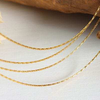18K Gold-Plated Multi-Layer Clavicle Chain Necklace - Trendsi - Flyclothing LLC