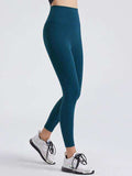 Wide Waistband Sports Leggings - Trendsi - Flyclothing LLC