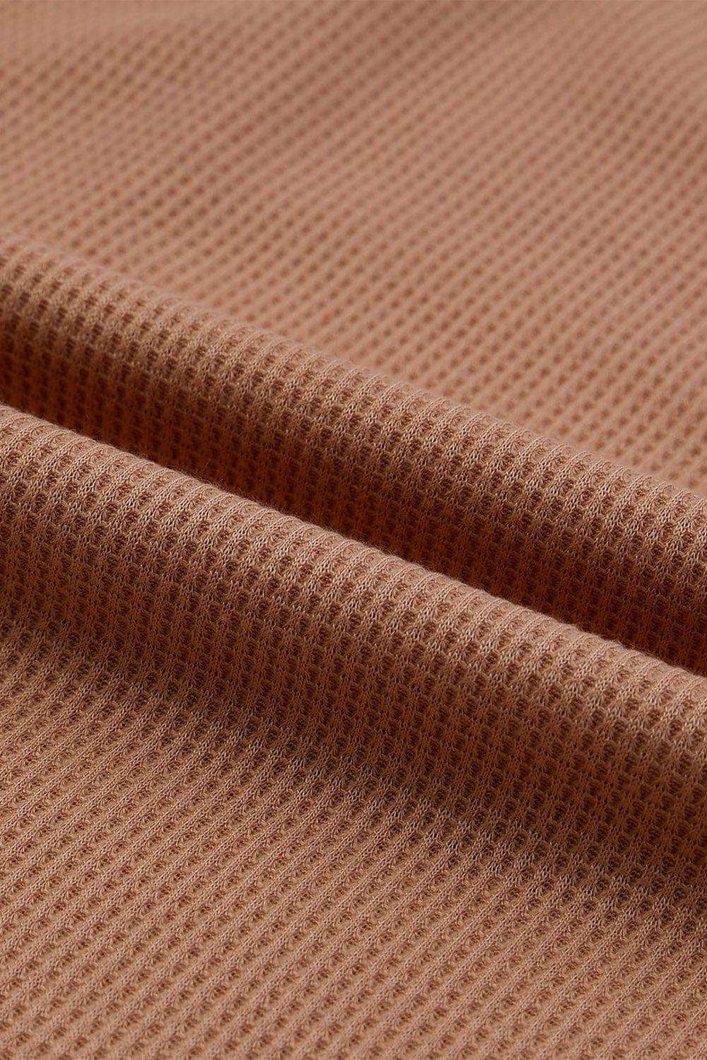 Plus Size Printed Color Block Ruffled Blouse - Trendsi - Flyclothing LLC