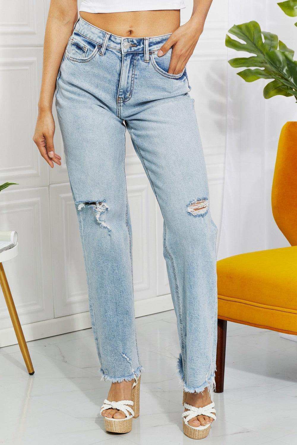 Vervet by Flying Monkey Full Size Allie 90's Dad Jean - Trendsi - Flyclothing LLC