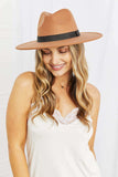 Fame Enjoy The Simple Things Fedora Hat - Trendsi - Flyclothing LLC