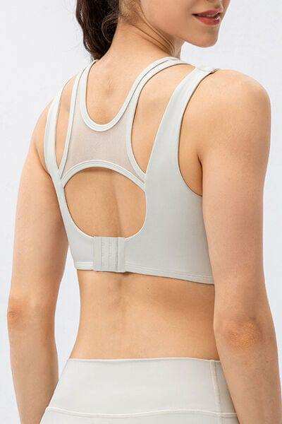 Cutout Wide Strap Active Tank - Trendsi - Flyclothing LLC