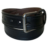 Single Stitch Saddle Genuine Leather Western Belt (Black or Tan) - Rockmount Clothing - Flyclothing LLC