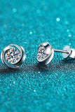 Feeling Fun Moissanite Stud Earrings - Trendsi - Flyclothing LLC