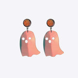Ghost Shape Acrylic Dangle Earrings - Trendsi - Flyclothing LLC