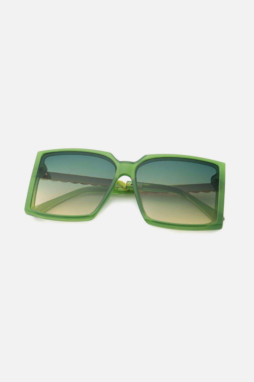 Polycarbonate Frame Square Sunglasses - Trendsi - Flyclothing LLC