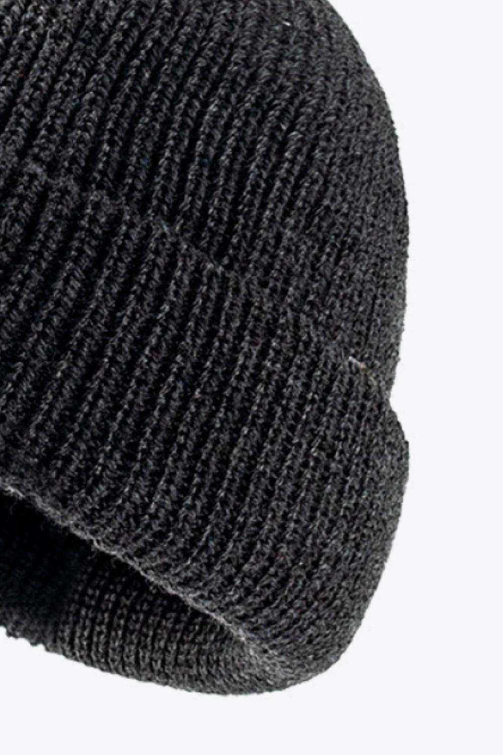 Calling For Winter Rib-Knit Beanie - Trendsi - Flyclothing LLC