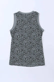 Printed Round Neck Tank - Trendsi - Flyclothing LLC