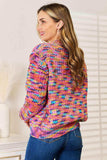 Woven Right V-Neck Long Sleeve Cardigan - Trendsi - Flyclothing LLC
