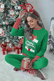 Full Size MERRY CHRISTMAS Graphic Top and Pants Lounge Set - Trendsi - Flyclothing LLC