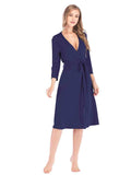 Plunge Tie Front Night Dress - Trendsi - Flyclothing LLC