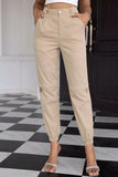 High Waist Pants with Pockets - Trendsi - Flyclothing LLC