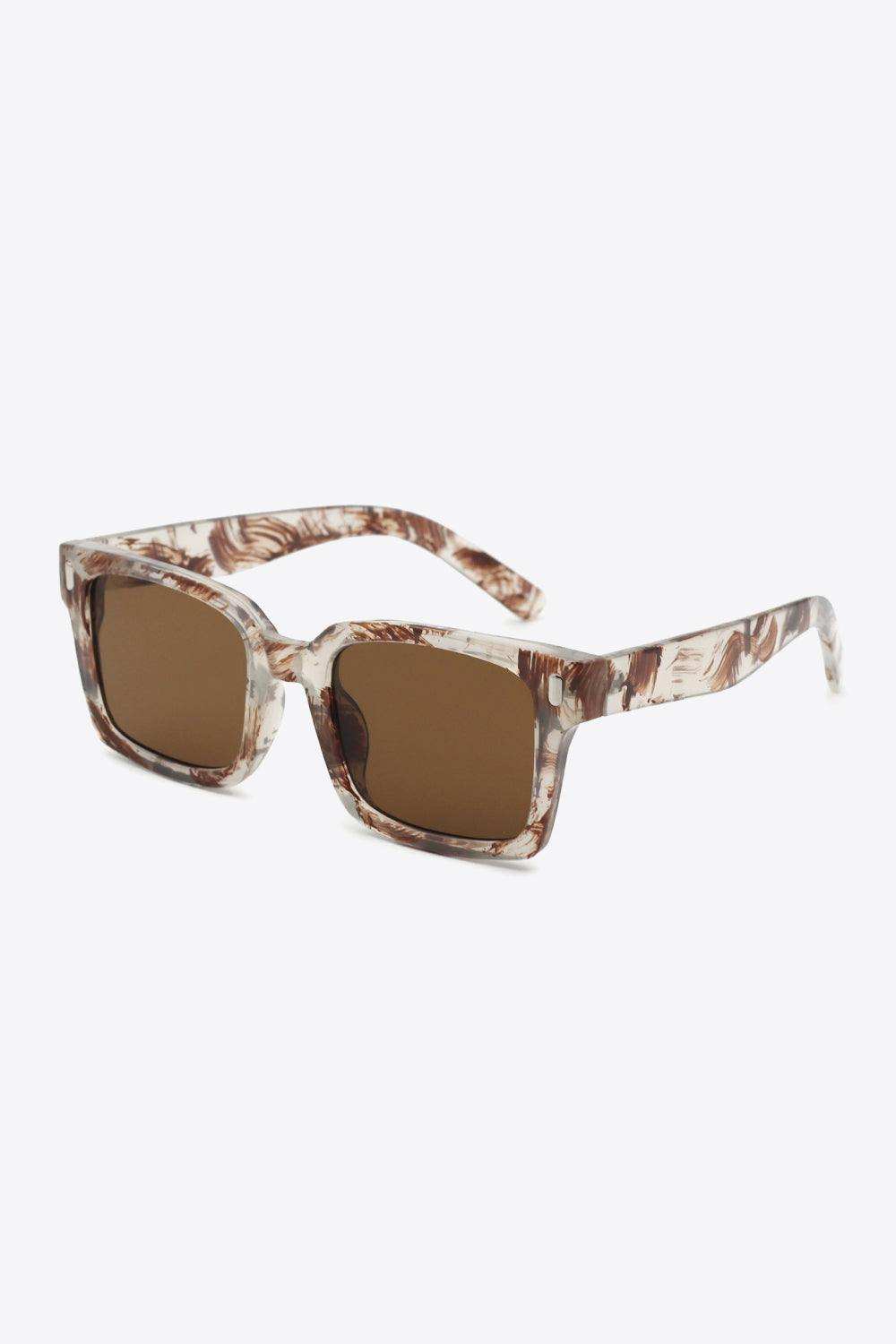 UV400 Polycarbonate Square Sunglasses - Trendsi - Flyclothing LLC