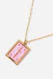 Tarot Card Pendant Copper Necklace - Trendsi - Flyclothing LLC