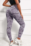 Camo Print Seamless High Waist Yoga Leggings - Trendsi - Flyclothing LLC