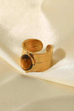18K Gold-Plated Wide Open Ring - Trendsi - Flyclothing LLC