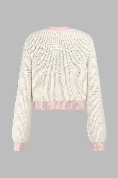 Contrast Trim Button Up Dropped Shoulder Cardigan - Trendsi - Flyclothing LLC