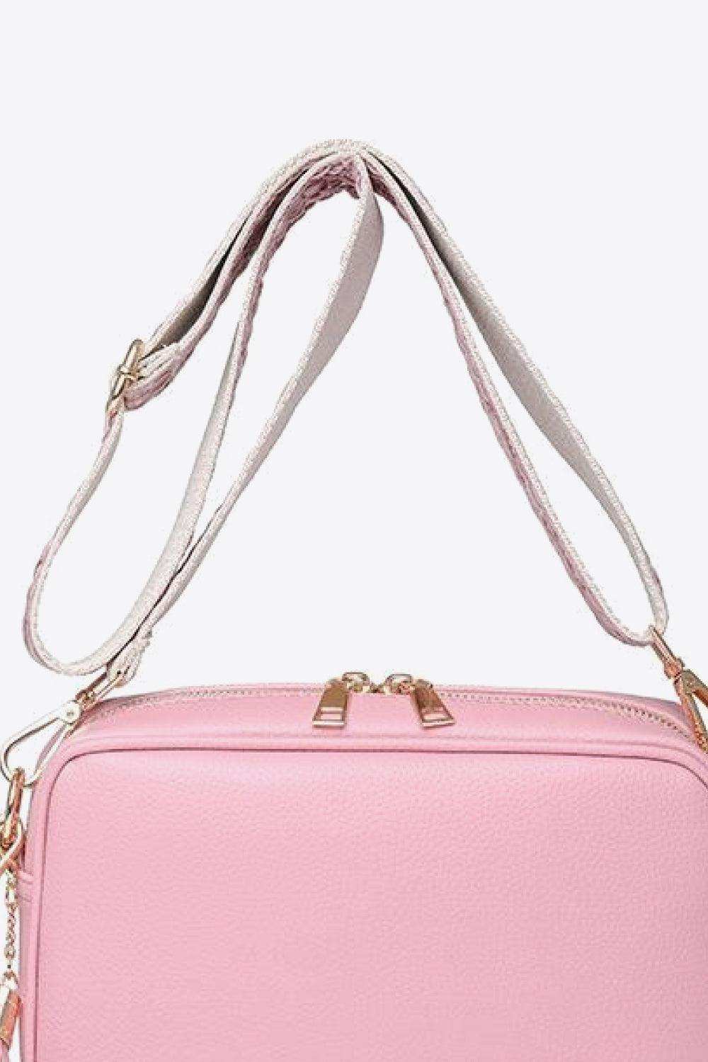 PU Leather Tassel Crossbody Bag - Trendsi - Flyclothing LLC