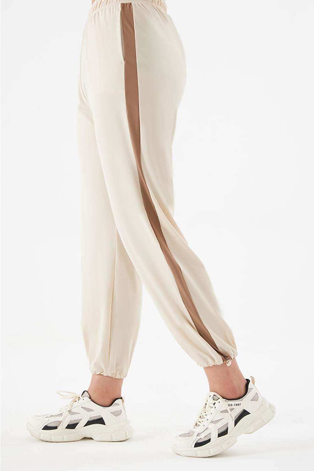 Seam Detail Long Pants - Trendsi - Flyclothing LLC