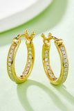 Moissanite 925 Sterling Silver Earrings - Trendsi - Flyclothing LLC