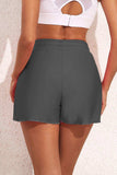 Drawstring Waist Swim Shorts - Trendsi - Flyclothing LLC