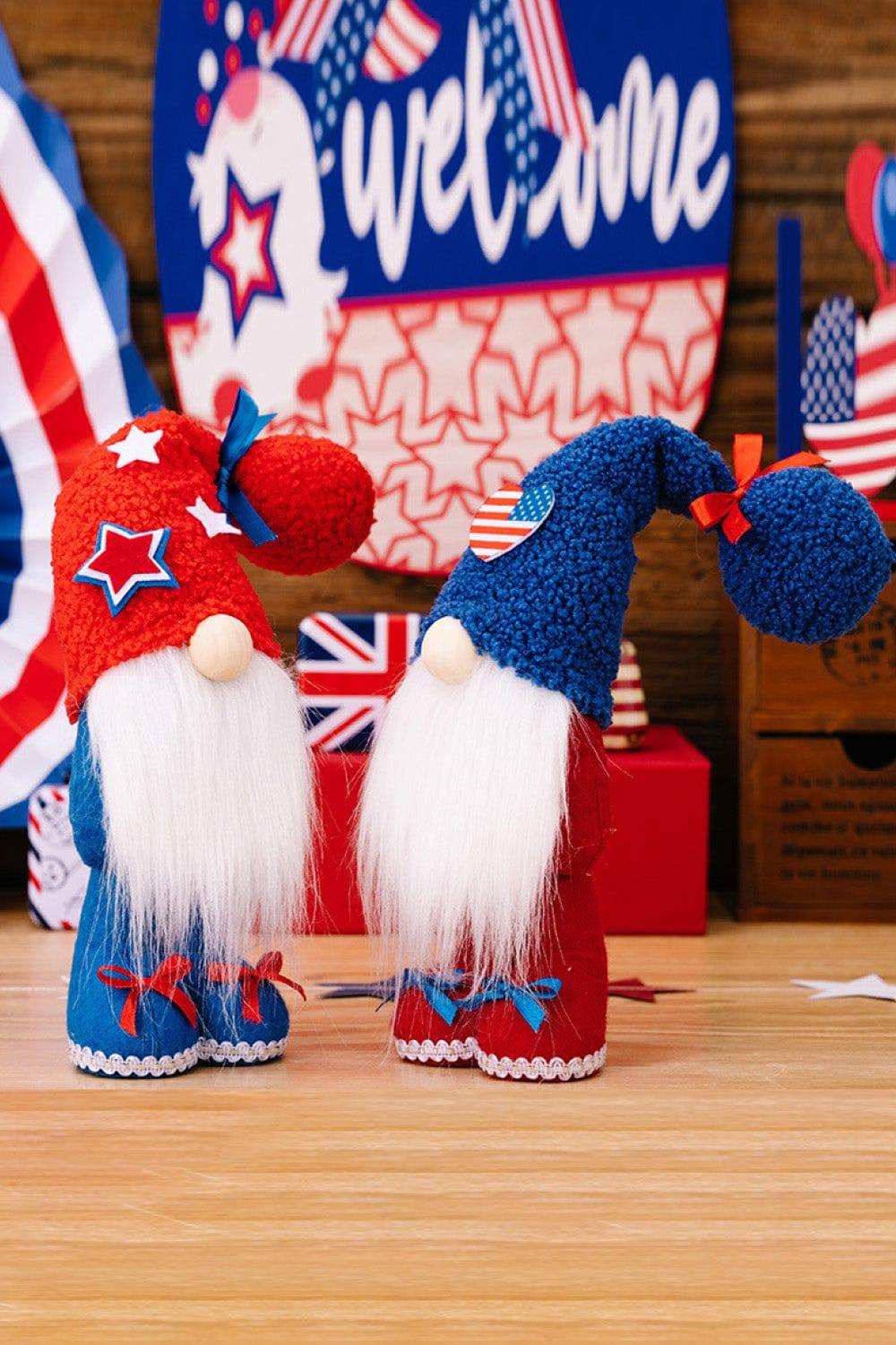2-Piece Independence Day Knit Beard Gnomes - Trendsi - Flyclothing LLC