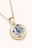 2 Carat Moissanite 925 Sterling Silver Necklace - Trendsi - Flyclothing LLC