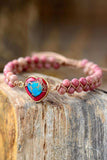 Handmade Heart Shape Natural Stone Bracelet - Trendsi - Flyclothing LLC
