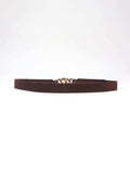 Zinc Alloy Buckle Elastic PU Belt - Trendsi - Flyclothing LLC