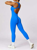 Cutout Racerback Active Jumpsuit - Trendsi - Flyclothing LLC