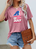 4th OF JULY INDEPENDENCE DAY Graphic Tee - Trendsi - Flyclothing LLC