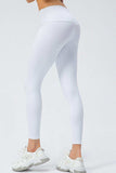 Wide Waistband Slim Fit Active Leggings - Trendsi - Flyclothing LLC