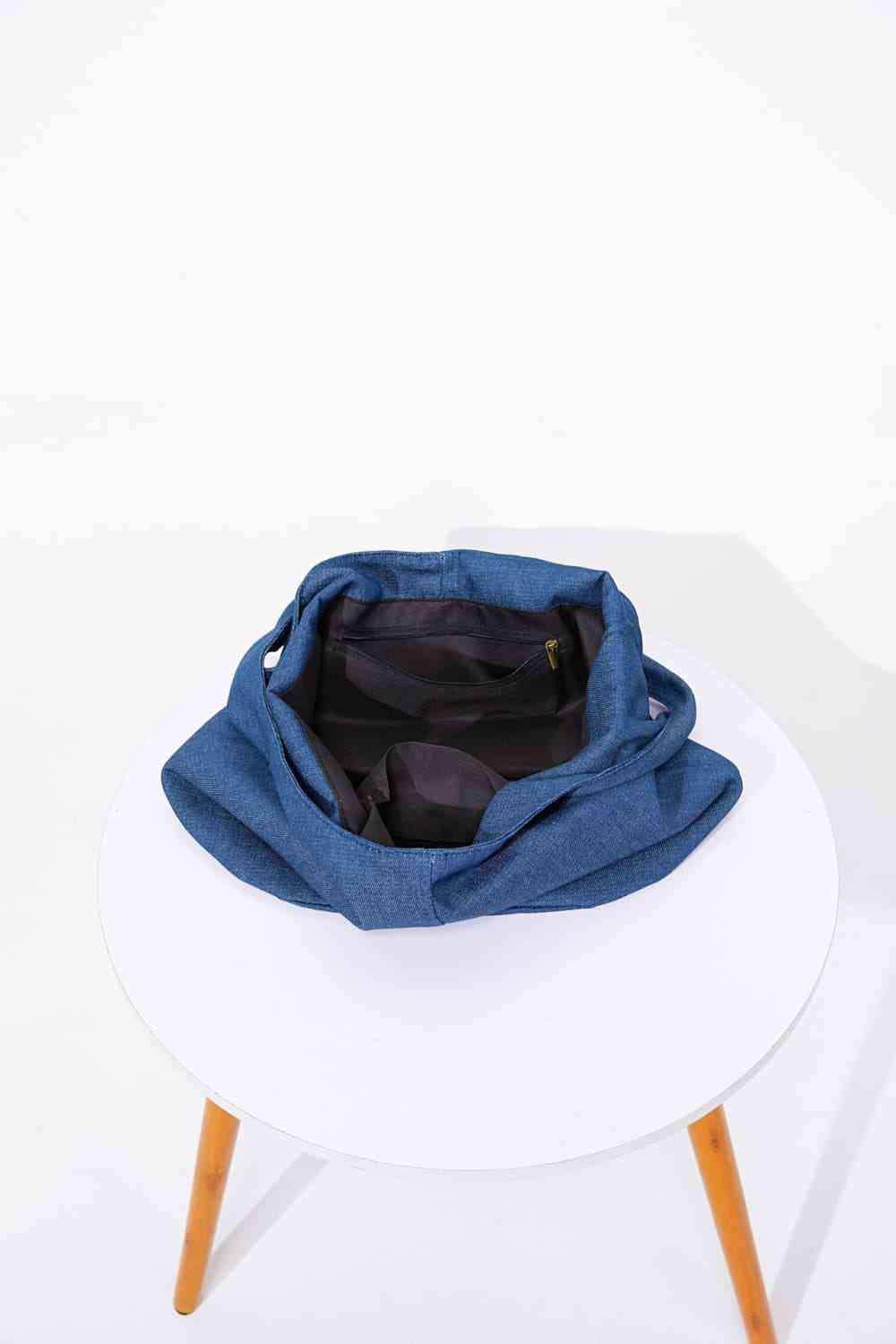 Large Canvas Crossbody Bag - Trendsi - Flyclothing LLC