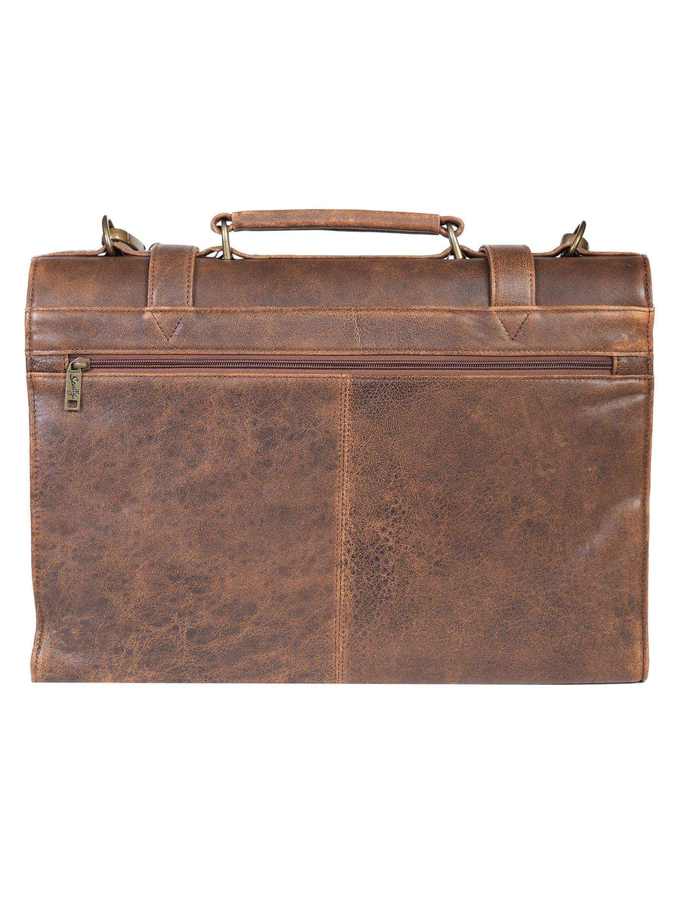 Scully WALNUT SATCHEL BRIEF - Scully Leather - Flyclothing LLC