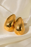 18K Gold-Plated Copper Earrings - Trendsi - Flyclothing LLC