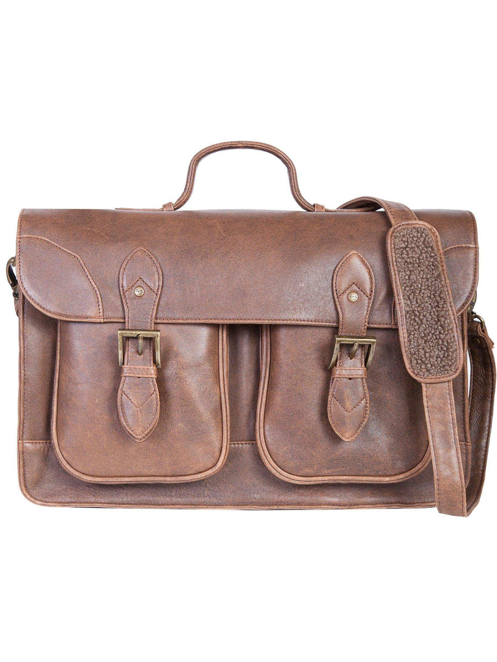 Scully WALNUT CLASSIC SCHOOL BAG - Scully Leather - Flyclothing LLC