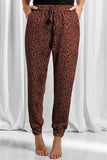 Full Size Leopard Drawstring Pocketed Pants - Trendsi - Flyclothing LLC