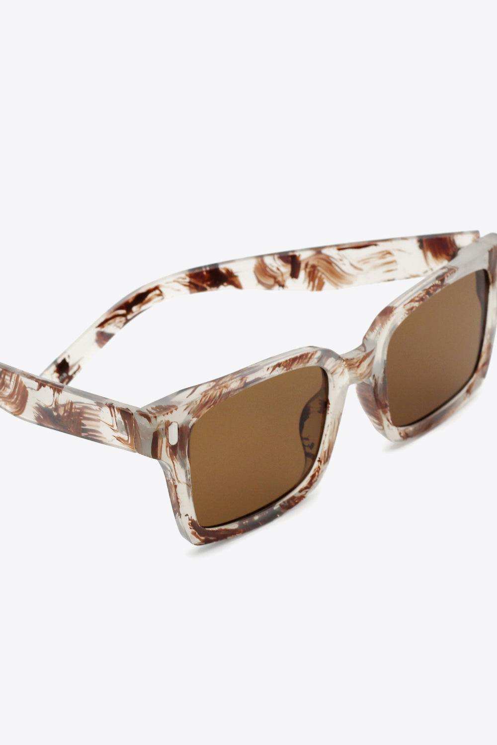UV400 Polycarbonate Square Sunglasses - Trendsi - Flyclothing LLC