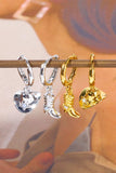 Hat & Boot Shape Asymmetrical Copper 14K Gold Plated Earrings - Trendsi - Flyclothing LLC