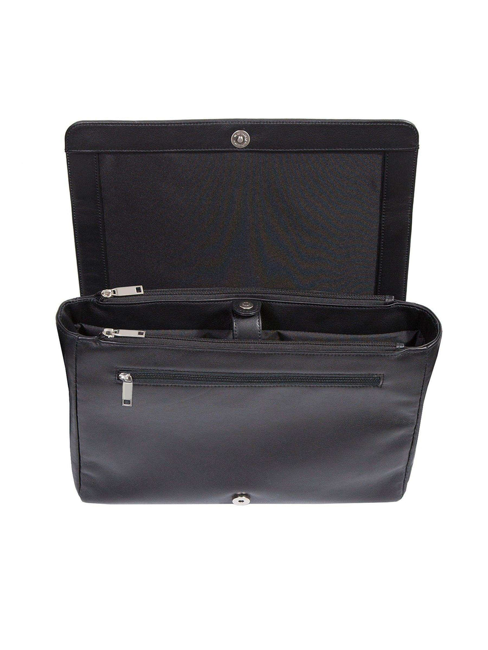 Scully BLACK LAPTOP MESSENGER - Scully Leather - Flyclothing LLC