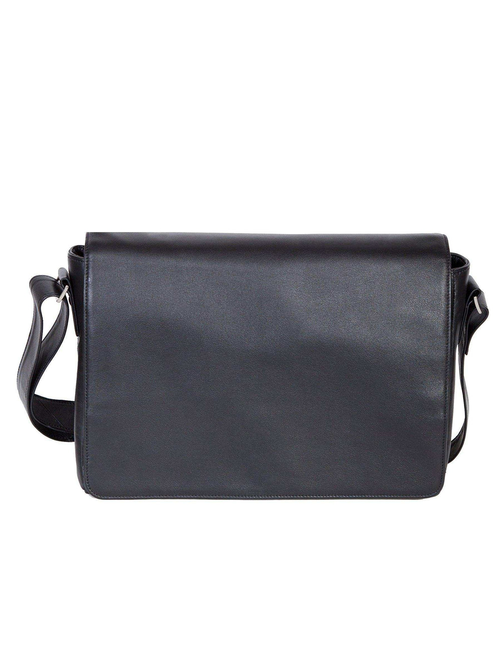 Scully BLACK LAPTOP MESSENGER - Scully Leather - Flyclothing LLC
