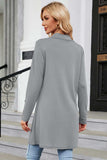 Open Front Long Sleeve Cardigan - Trendsi - Flyclothing LLC