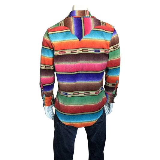 Rockmount Clothing Mens Native Pattern Fleece Western Shirt 6100 Bpp Sml - Rockmount Clothing - Flyclothing LLC